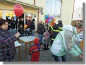 Rozsvícení vánočního stromu s vypouštěním balonků s přáníčky pro Ježíška 8.12.2012.