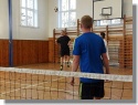 Turnaj v nohejbale v tělocvičně Hvězdlice 