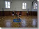 Turnaj v nohejbale v tělocvičně Hvězdlice