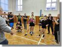 Turnaj v nohejbale v tělocvičně Hvězdlice