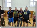 Turnaj v nohejbale v tělocvičně Hvězdlice