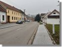 Výsledek rekonstrukce chodníků a parkovacích stání